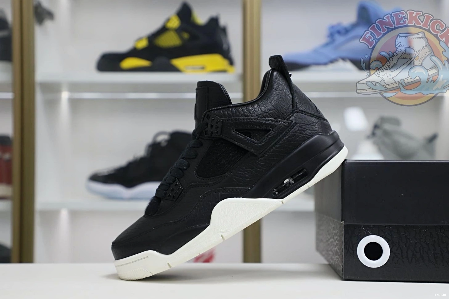 4 Jordan Air black Jordan ponyhair retro 0125